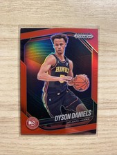 2024-25 Panini Prizm Black #211 Dyson Daniels Red /299 Atlanta Hawks