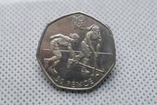 2011 Olympic 50p Coins Fifty Pence Hockey Coin Circulated In Good Condition