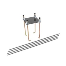 Silverback 7" Basketball Hoop Anchor Kit Designed for Silverback, Goaliath, a...