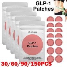 150-30Pcs Weight-loss GLP-1 Patches Slimming Patches Weight Management Tools