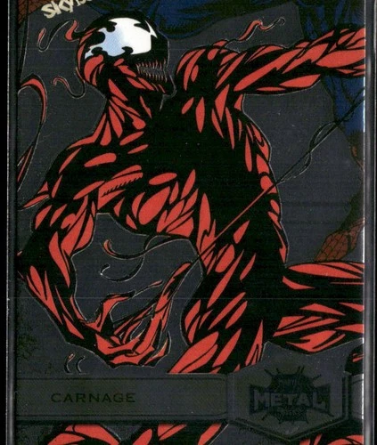 2021 SkyBox Metal Universe Marvel Spider-Man #118 Carnage 5J