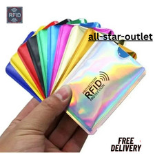 10x RFID Blocking Sleeves Credit Card Protector Holders Theft Protection Secure