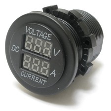Led Digital 12-24 Volt Amp Meter Panel Mounted Led Digital 12-24 Volt Amp Meter Panel Mounted