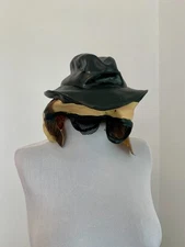 VTG Blues Brothers Jake-Elwood Rubber Adult Halloween Mask-Paper Magic Group Fun