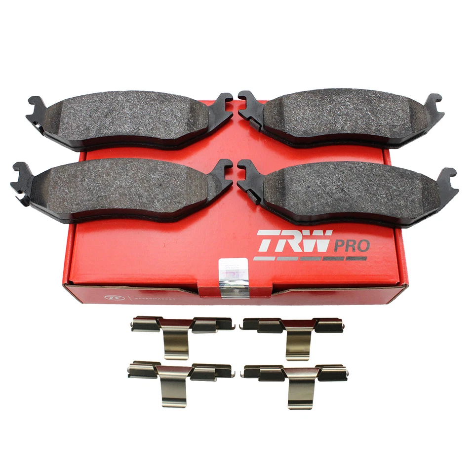 Juego de pastillas de freno traseras de cerámica TRW Pro con clips para Ram 1500 Classic Dodge Ram 1500 Foto 3 de 4