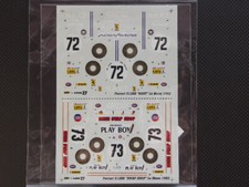 MFH Model Factory Hiro 1/24 Ferrari 512BB LM NART #72 SS #73 Spare Decal SDK-111
