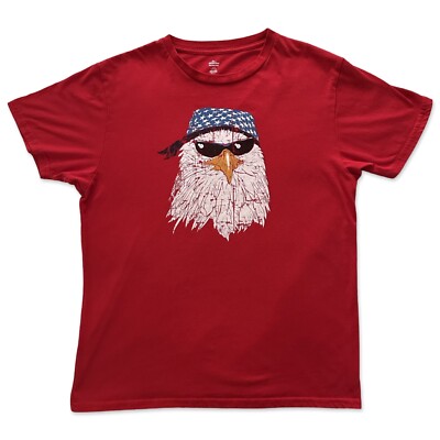 American Eagle Sunglasses Y2K Biker Shirt Mens Size L