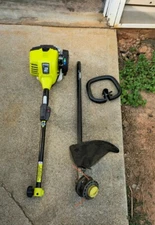 RYOBI String Trimmer 25cc 2-Cycle Gas-Powered Straight Shaft, Attachment Capable