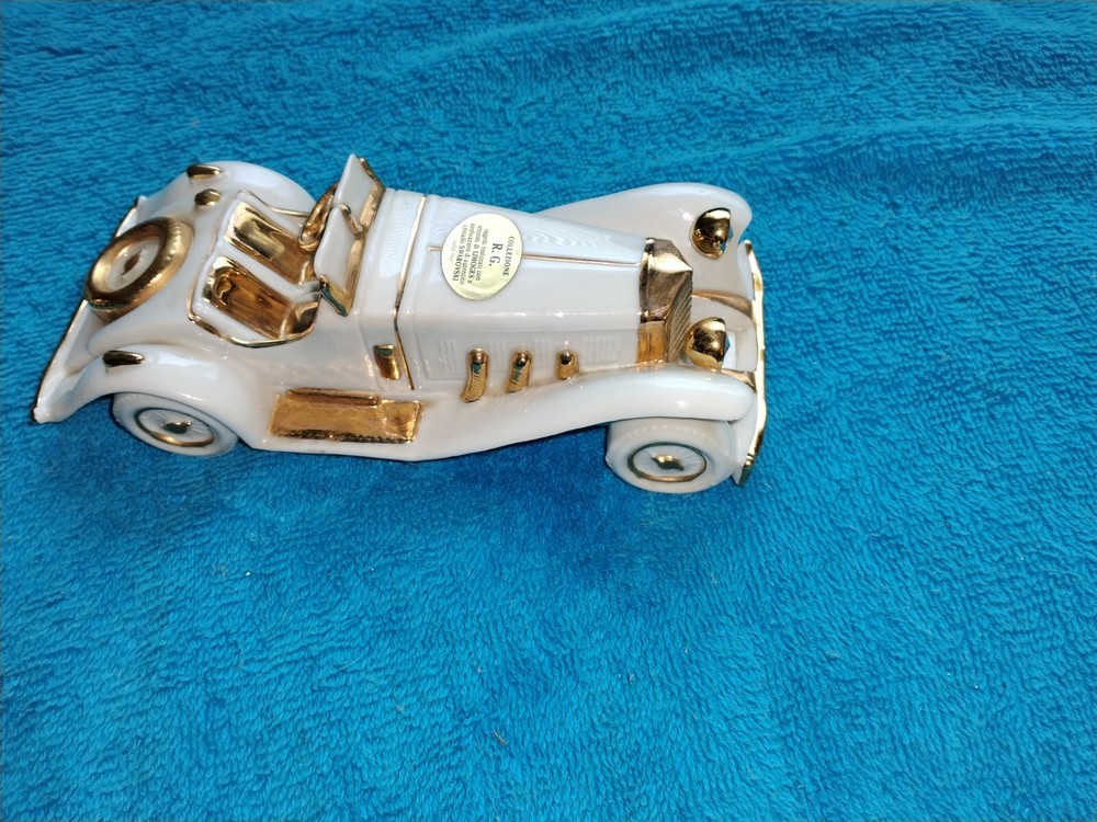 Collezione R. G.  Vintage Car With Swarovski Crystal Headlights Made In Italy
