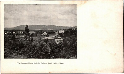 The Campus, Mount Holyoke College South Hadley MA UDB Vintage Postcard W21