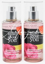 Bath  Body Works Mad About You Fragrance Body Spray Mist Mini Travel 2 Piece