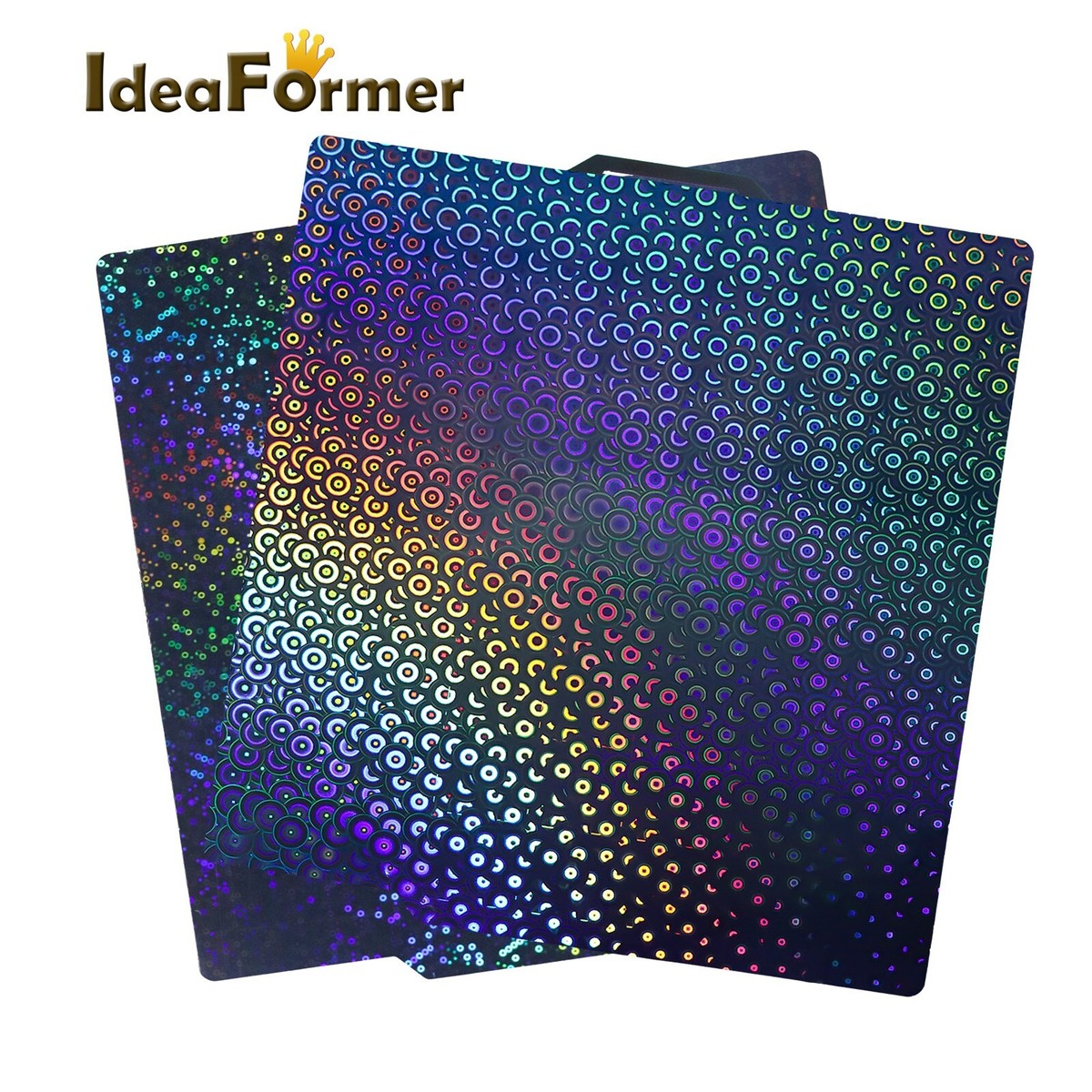 Plaque Impression 3D PEK IdeaFormer - Motif Arc-en-Ciel/Kaléidoscope Pour Bambu Lab X1/P1/A1