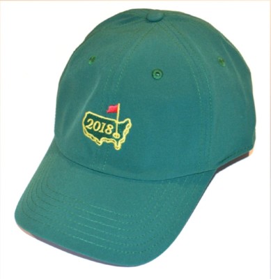 2018 MASTERS DATED MAP (GREEN) PERFORMANCE SLOUCH Golf HAT from AUGUSTA NATIONAL