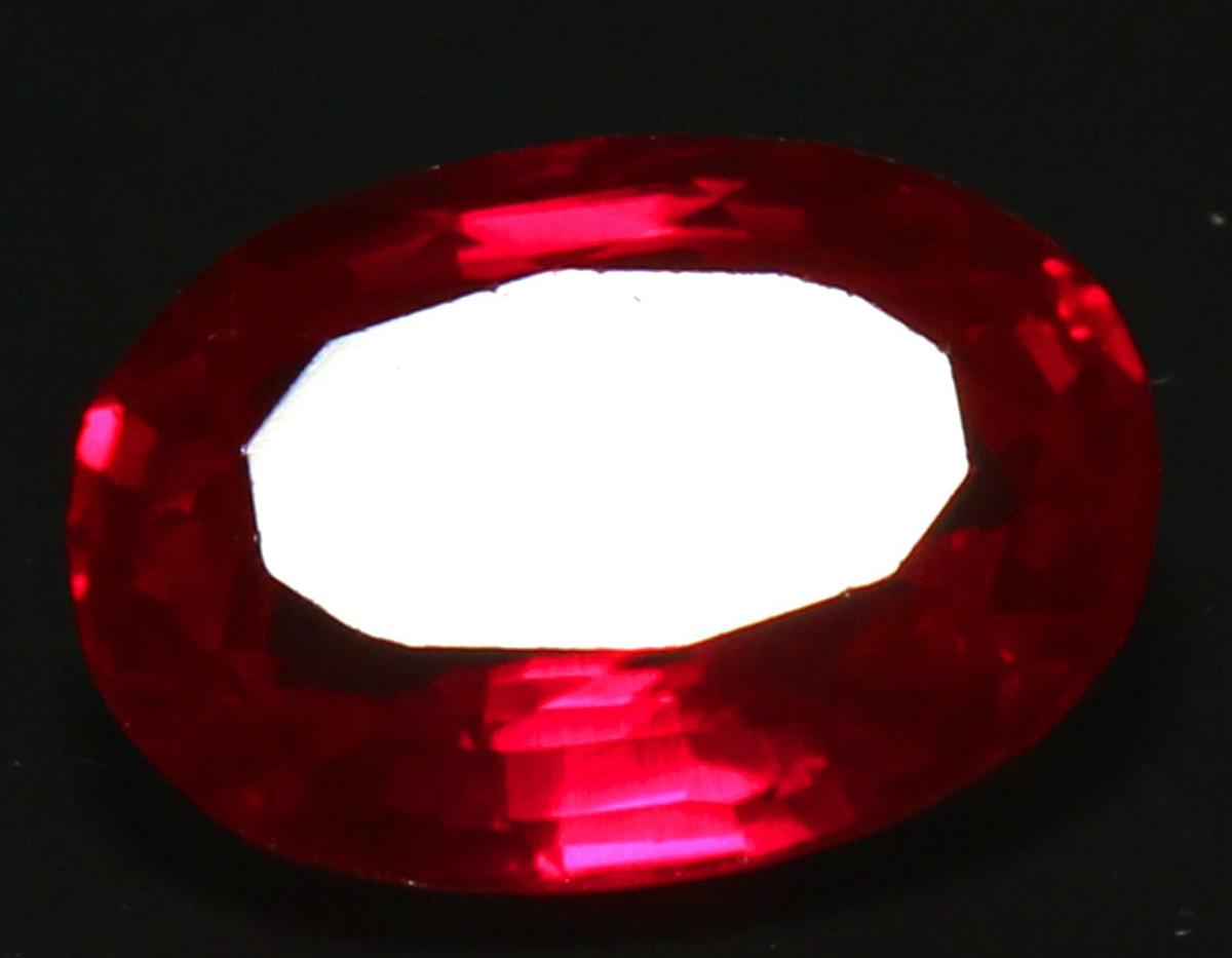 Pierres précieuses en vrac non chauffées naturelles certifiées 3,50 ct sang