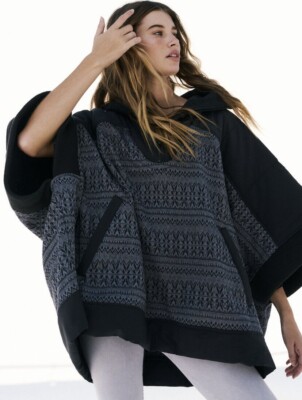 Free People FP Movement Half Zip Oversized Sweatweste schwarz Größe L UVP 228 $ NEU