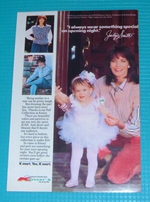 1987 KMART STORE FASHION AD JACLYN SMITH DAUGHTER SPENCER
