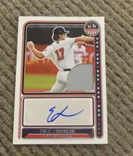 2024 Panini Stars & Stripes ETHAN SCHIEFELBEIN Rookie Patch Auto DETROIT TIGERS