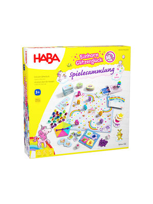 HABA Spielesammlung Einhorn Glitzerglück Kinder Spielzeug