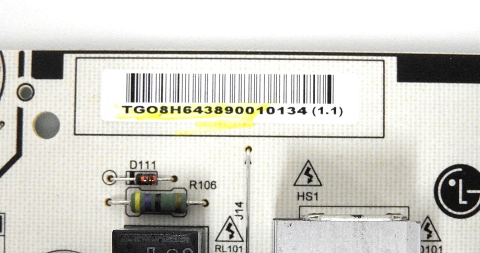 Scheda Alimentazione LG EAY64389001 Per LG OLED55B6P-U (LGP55B-16OP, C543) – Nuova