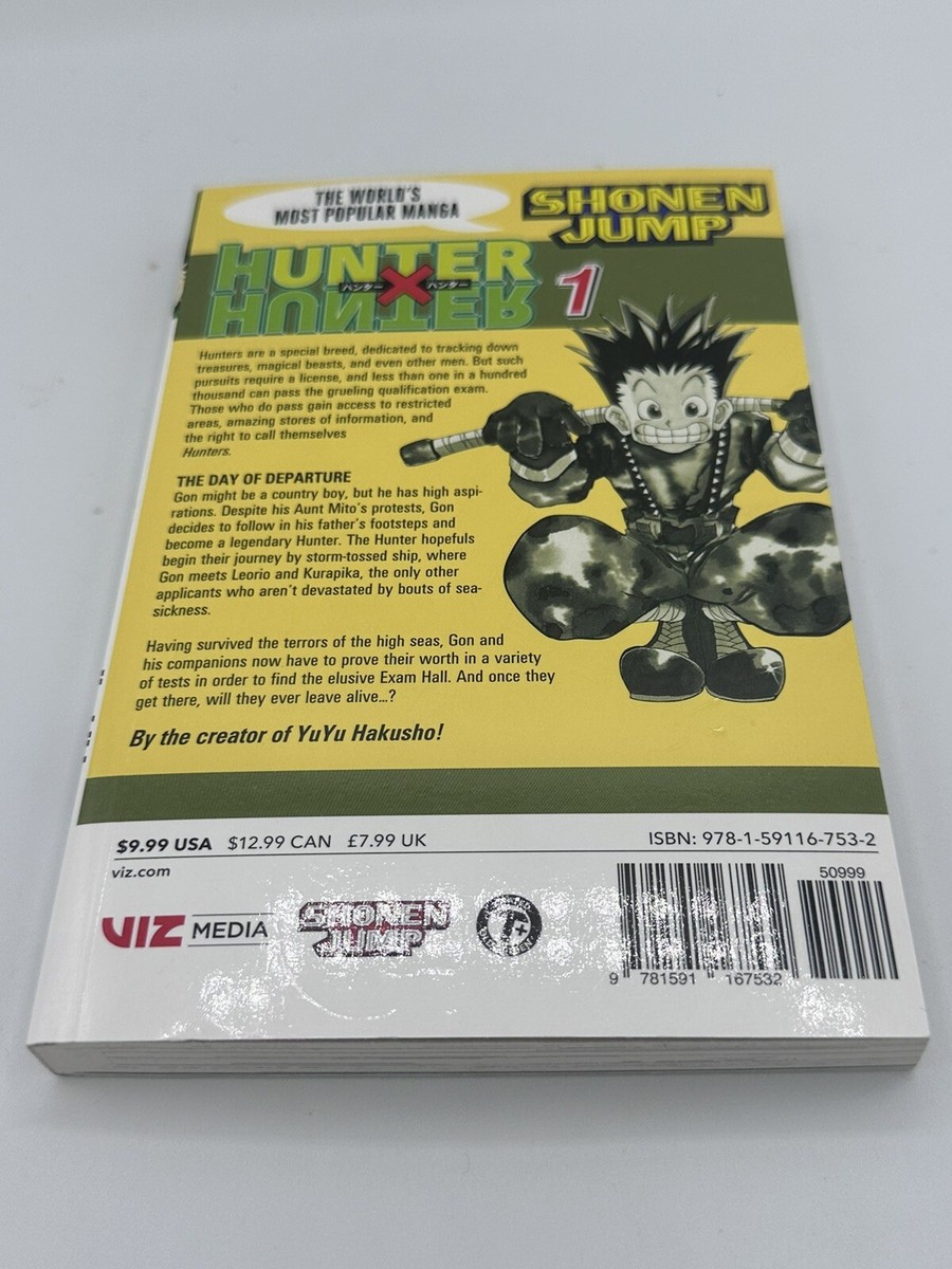 Hunter X Hunter Vol. 1 by Yoshihiro Togashi Hunter Hunter First