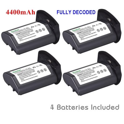 Kastar LP-E4 Battery for Canon EOS-1D C,1D Mark III,1Ds Mark III, EOS-1D Mark IV