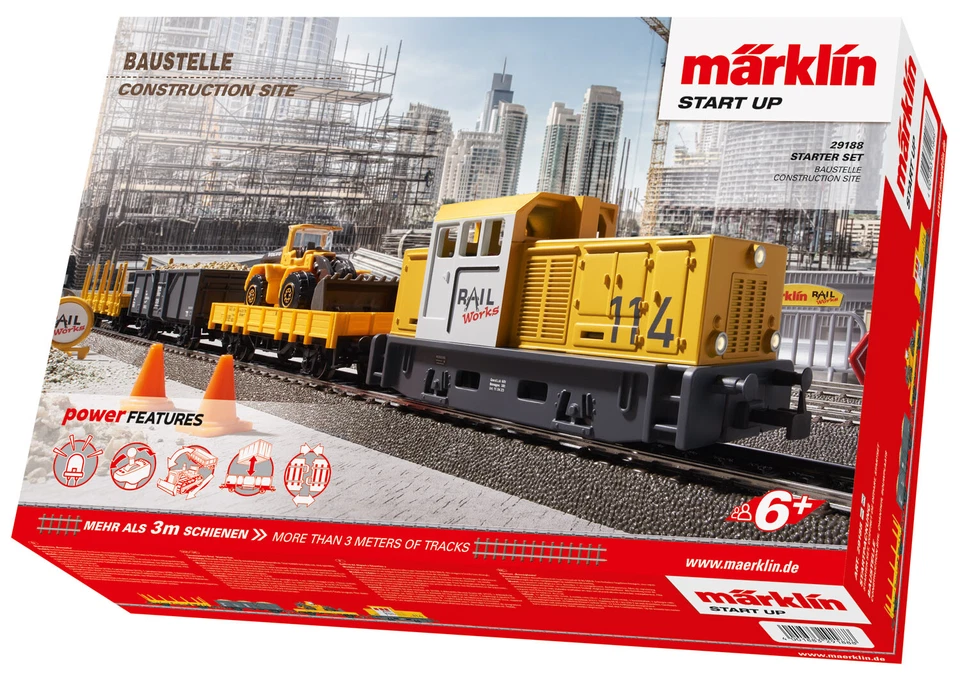 Märklin H0 29188 Startpackung Baustelle / Start up-Serie