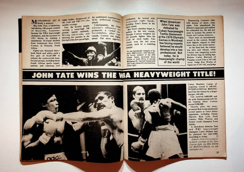 1980 February International Boxing Magazine Holmes Shavers Hearns Duran Tate - 画像5/8