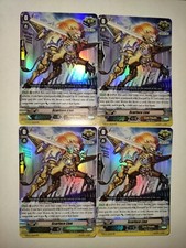 4x Cardfight Vanguard Scarface Lion Glorious Bravery of Radiant Sword (G-BT07)