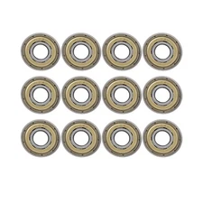 624ZZ (12Pcs) Ball Bearing Double Shielded Deep Groove Ball Bearings