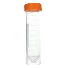 10pcs 50ml Plastic Centrifuge Test Tube Self Standing Screw Caps Empty Bottles