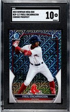 2023 Bowman Chrome Freili Encarnacion BCP-117 Mega Box Mojo Refractor- SGC 10