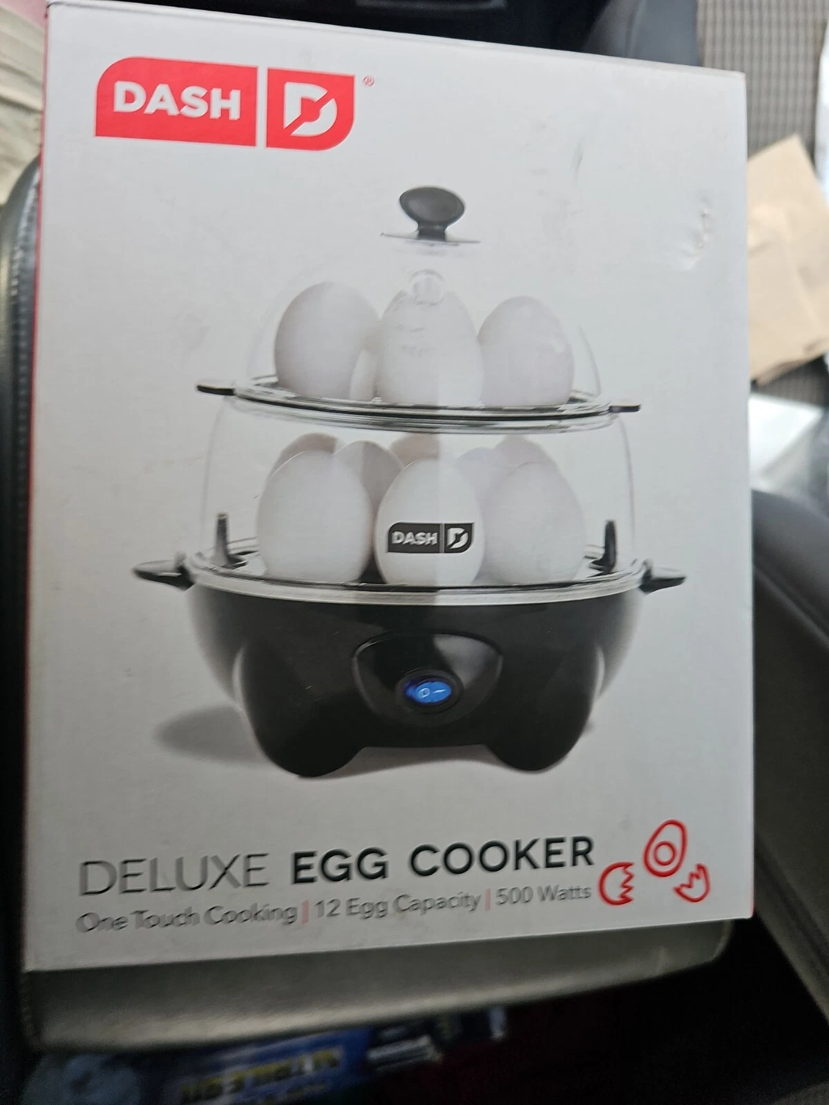 DASH Deluxe Electric Egg Cooker with 12 Egg Capacity (DEC012BK)
Opens in a new window or tab