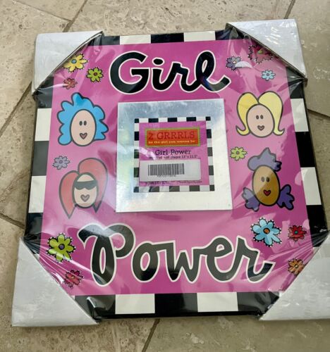 2 Grrrls INC Comb Girl Power ๐ Square Mirror Vanity Y2K 1998 1990s VTG NEW