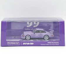 Tarmac Works RWB Porsche Backdate Violetta Idlers 12 Hour 2016 (2024 Hobby64)