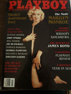 PLAYBOY, January 1997 Holiday Anniversary Issue featuring Marilyn 