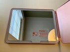 Foldable Travel Lighted Makeup Mirror 3 Colors Light Modes USB Recharge — photo 6