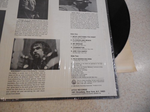 Iron Butterfly – In-A-Gadda-Da-Vida, 1968 LP ATCO SD 33-250 Tested Record - Imagen 9 de 13