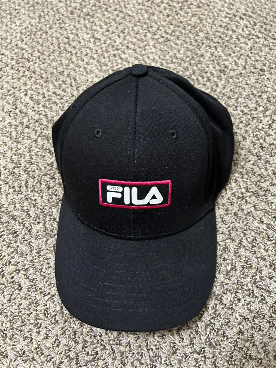 Fila Sport Women Black Adjustable Hat Baseball Cap New With Tag eBay