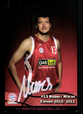 Robert Maras Bayern München 2010-11 Basketball Original Signiert + A 238368 - Bild 1 von 2