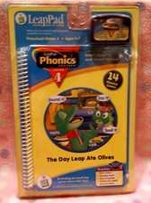 Leapfrog LeapPad Phonics Lesson 4 Book/Cassette The Day Leap Ate Olives New