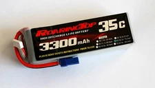 RoaringTop LiPo Battery Pack 35C 3300mAh 6S 22.2V EC5 Plug