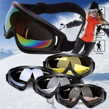 Winter Snow Ski Goggles Anti-fog Lens UV Snowboard Snowmobile Motorcycle Unisex