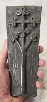 Bronze Irish Celtic Tree Cross, Hand-Crafted, Kathleen Smyth, Religious