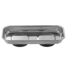 Square Magnetic Tray 6"x1.02" Stainless Steel Magnet Tool Tray Parts Holder