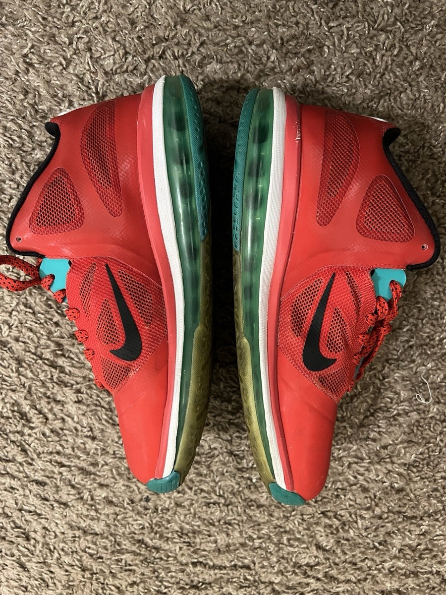 2012 Nike LeBron IX 9 LOW LIVERPOOL ACTION RED-BLACK SZ 8 [510811
