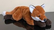 FAO SCHWARZ "Adopt a Pet" Red Fox retired 18" Plush Woodland Animal