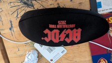 ACDC AC/DC rugby League AFL Football Ball Rock And Roll Australian Tour