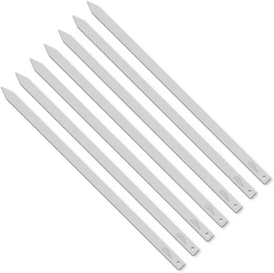 Kabob Skewers, 27 Inch,1 Inch Wide Stainless Steel Flat BBQ Barbecue Kebab