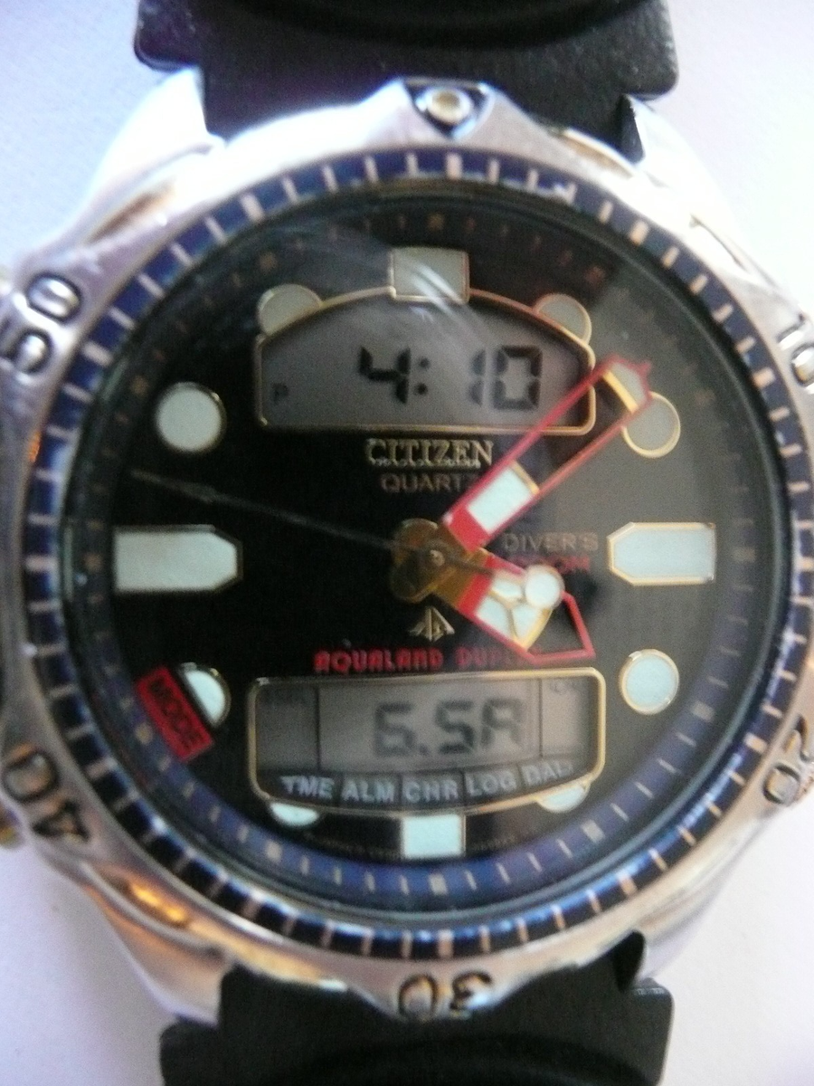 Citizen Aqualand Duplex Quartz 200M Mens Watch C506-E80427 TA GN-4