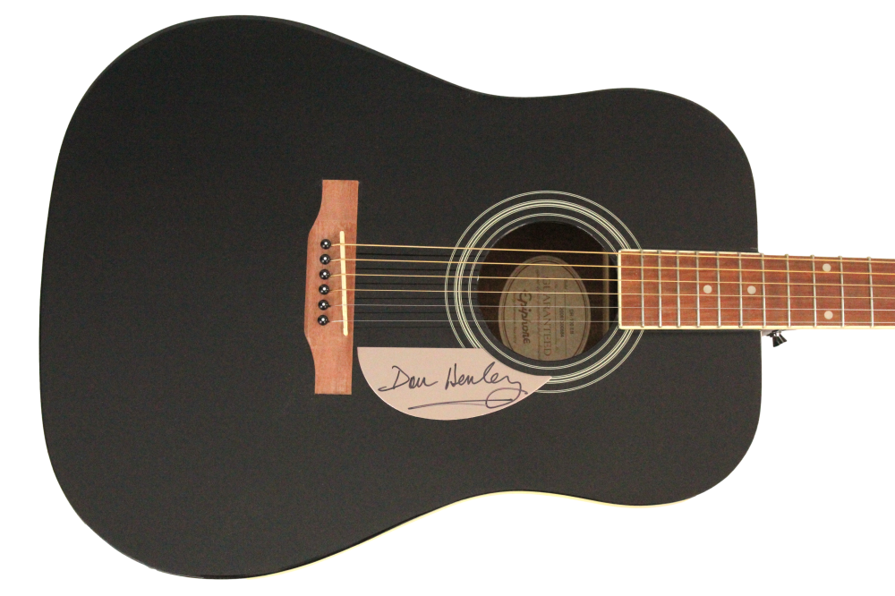 Don Henley Autographed Signed Eagles Gibson Guitar - Hotel California Star JSA COA 